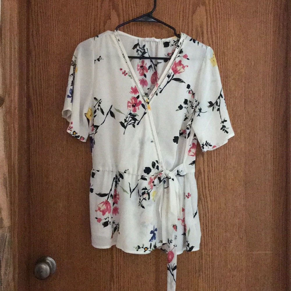 Kimono Floral Blouse